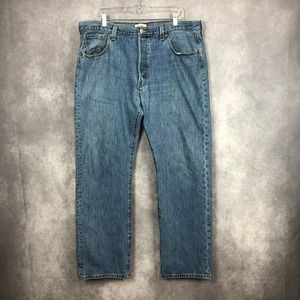 Levi's 501 Straight Leg Button Fly Jeans Mens Size 40 X 32